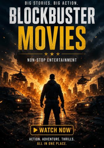 best iptv Blockbuster action movies banner with a dramatic action scene