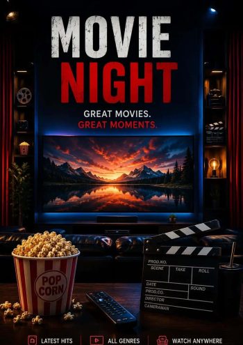 best iptv Family enjoying movie night together in a cozy home theater