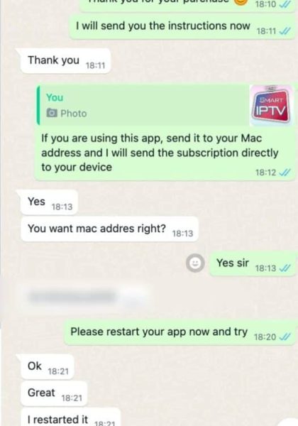 Iptv subscription