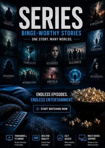 best iptv TV series collection banner featuring a grid of drama titles